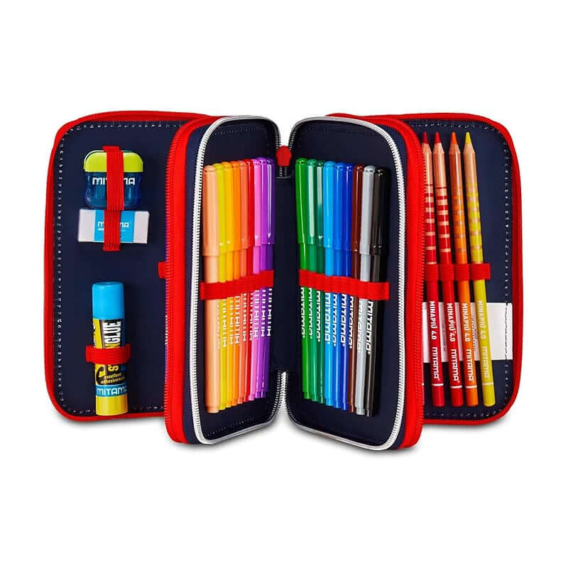 Astuccio a 3 Cerniere Seven Spiderman