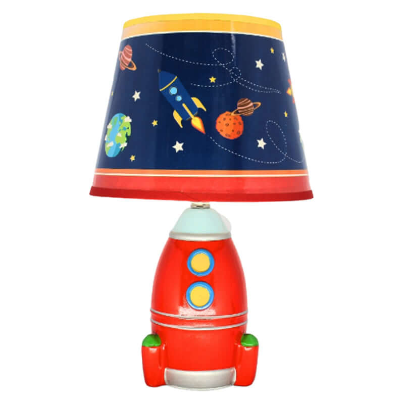 Lampada Abat Jour da Comodino a Forma di Razzo