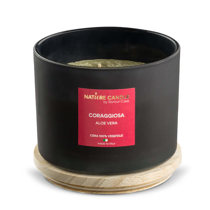 Candela Natural Candle Coraggiosa Aloe Vera