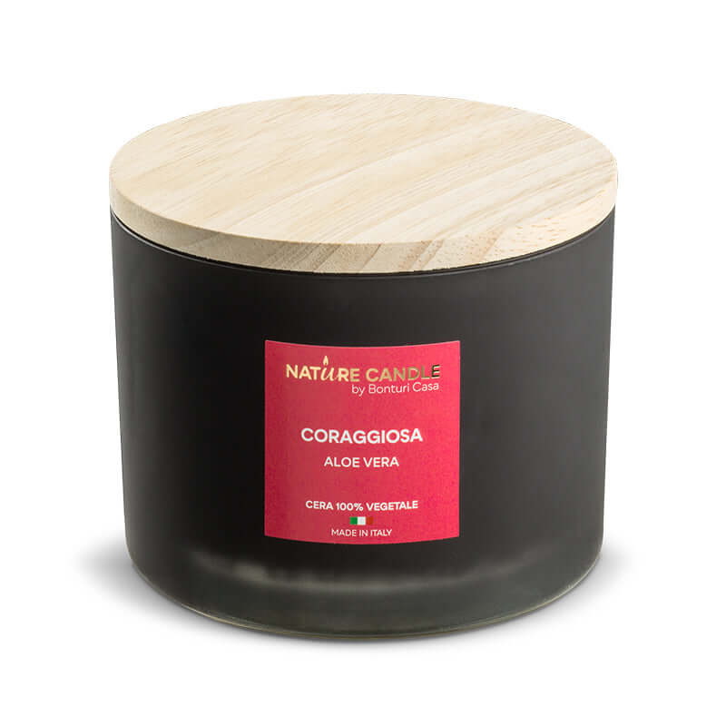 Candela Natural Candle Coraggiosa Aloe Vera