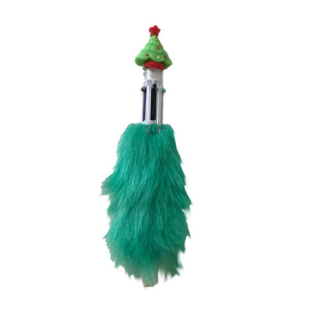 Penna Natalizia 6 Colori Soggetto Albero con Stella