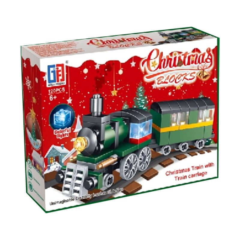 Christmas Blocks Christmas Train Trenino di Natale