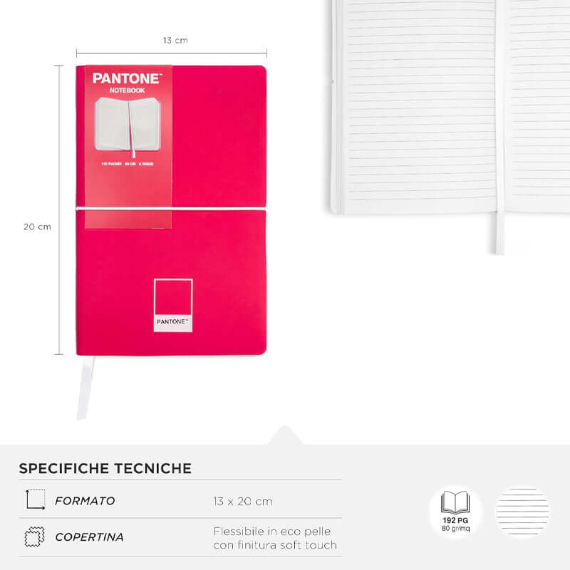 Quaderno Appunti Urban Osama Pantone Colore Fucsia
