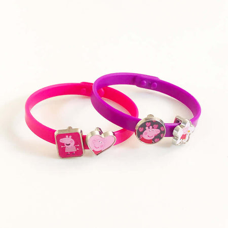 Set 2 Braccialetti Peppa Pig