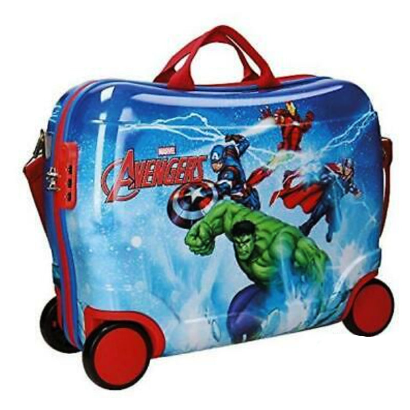 Marvel Avengers Valigia Trolley Trainabile da Bambino