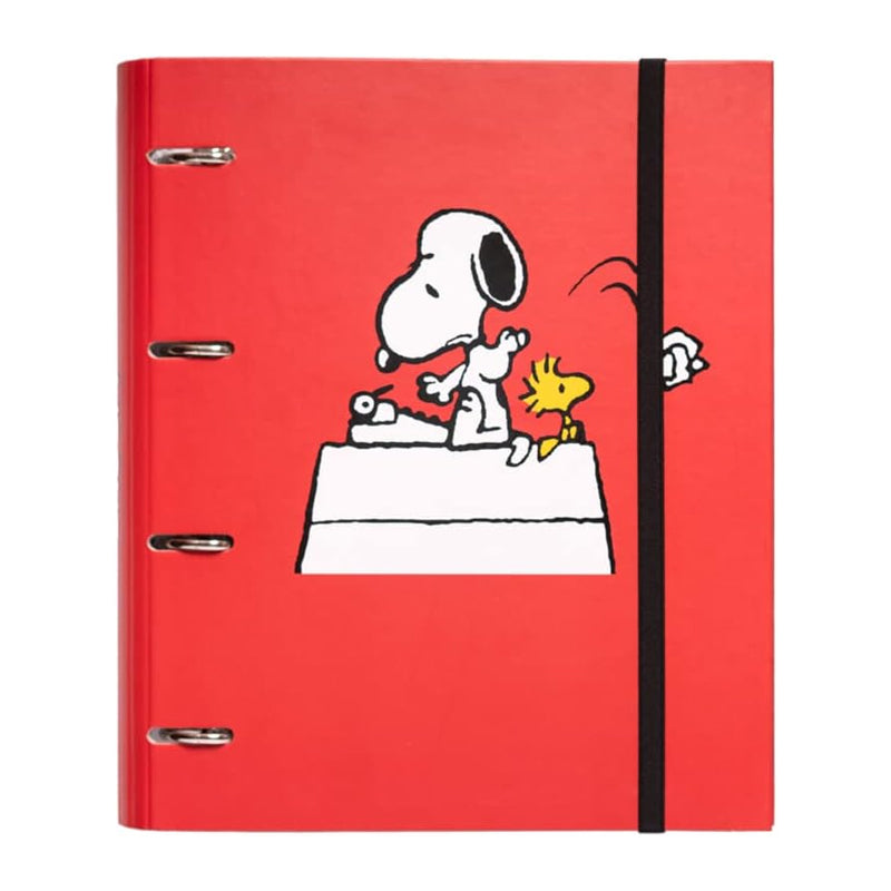 Raccoglitore ad Anelli Peanuts Snoopy Rosso