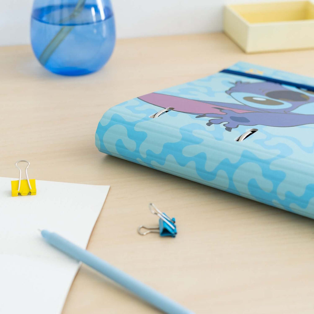 Raccoglitore ad Anelli Disney Stitch Formato Maxi con 4 anelli da 30 mm