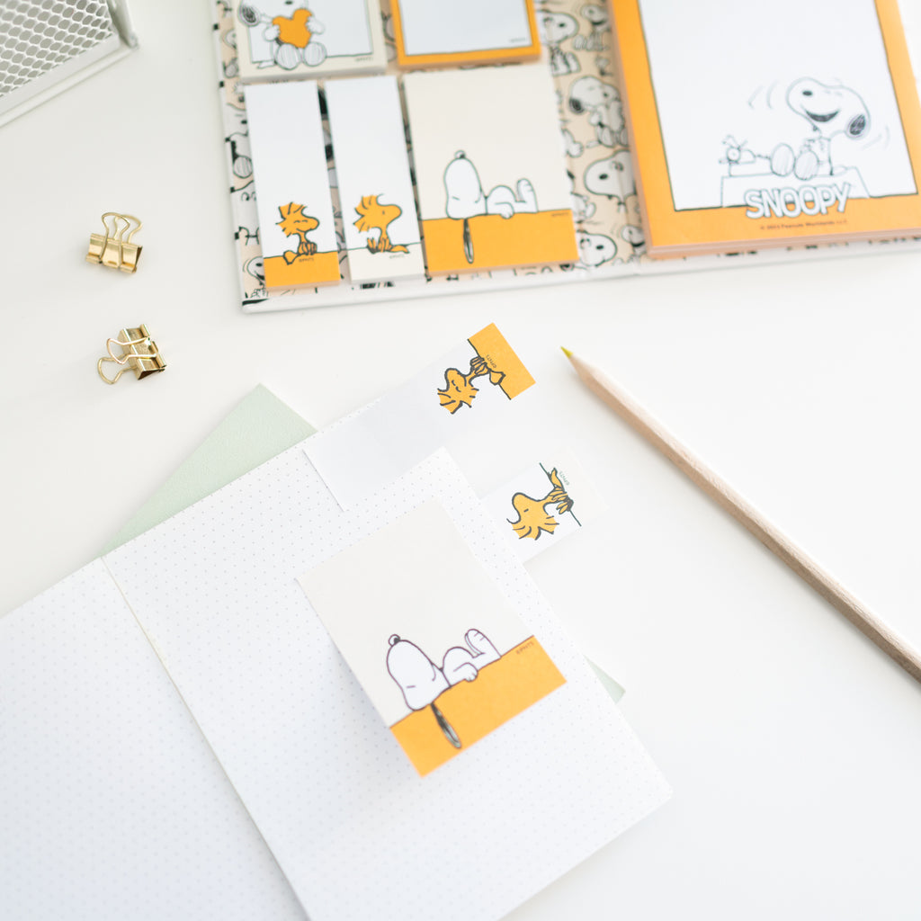 Set Blocchetti Adesivi Snoopy Peanuts