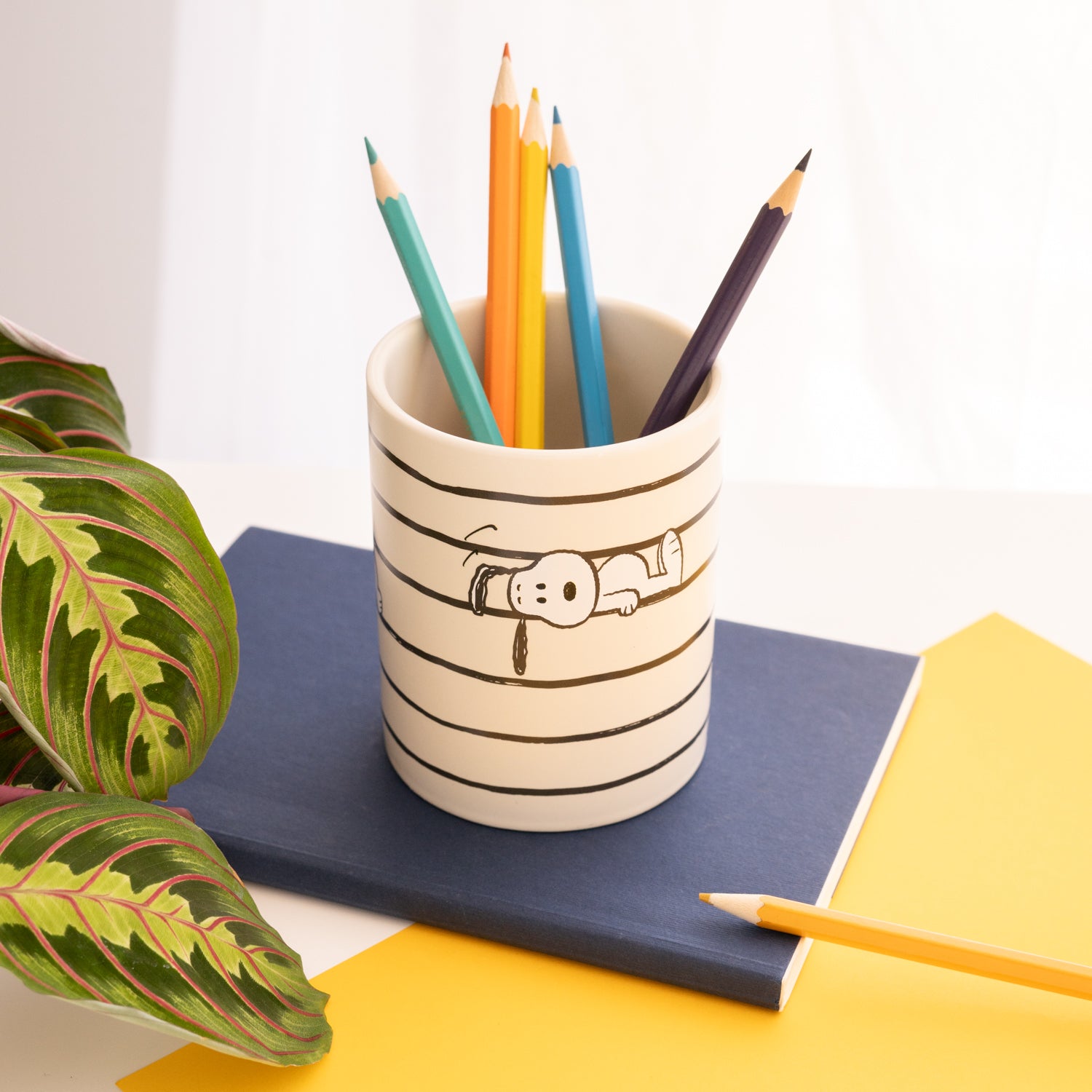 Portapenne da Scrivania Peanuts Snoopy Lazy Days