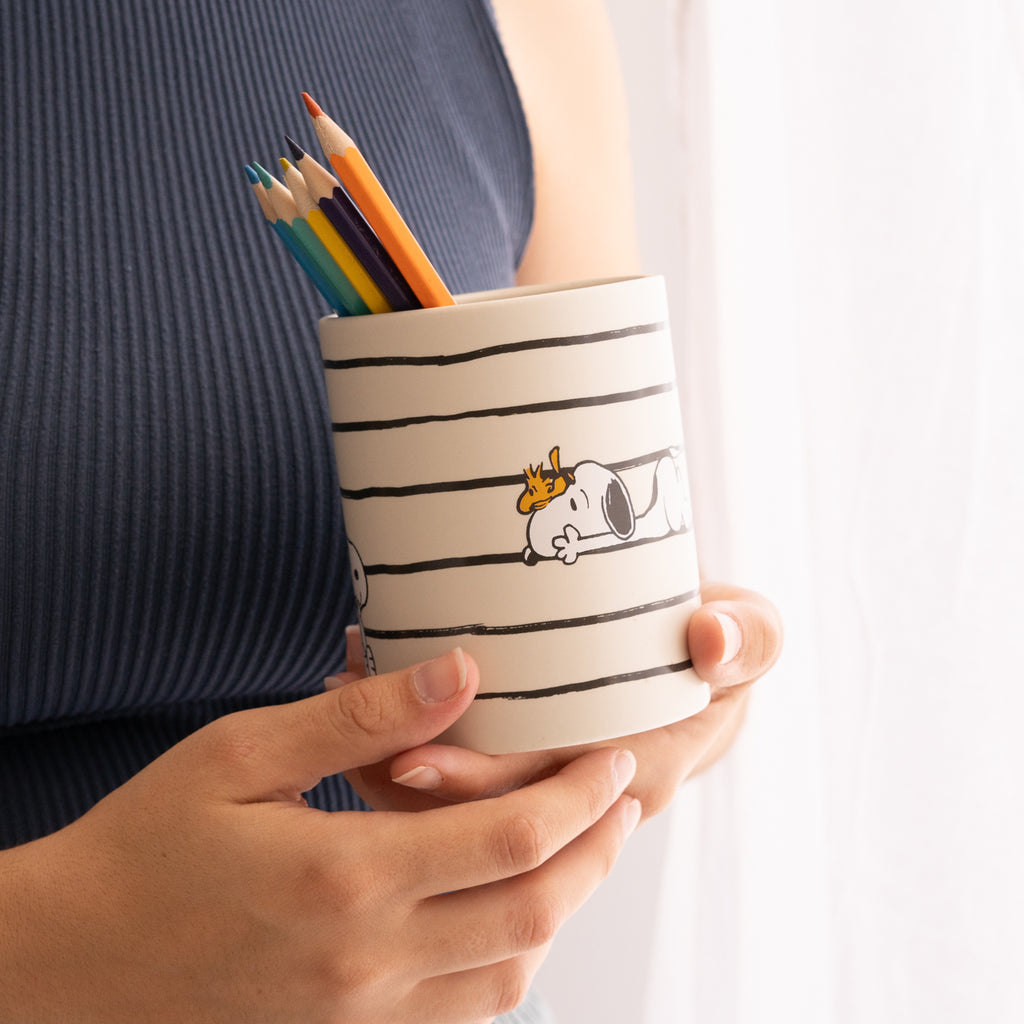 Portapenne da Scrivania Peanuts Snoopy Lazy Days