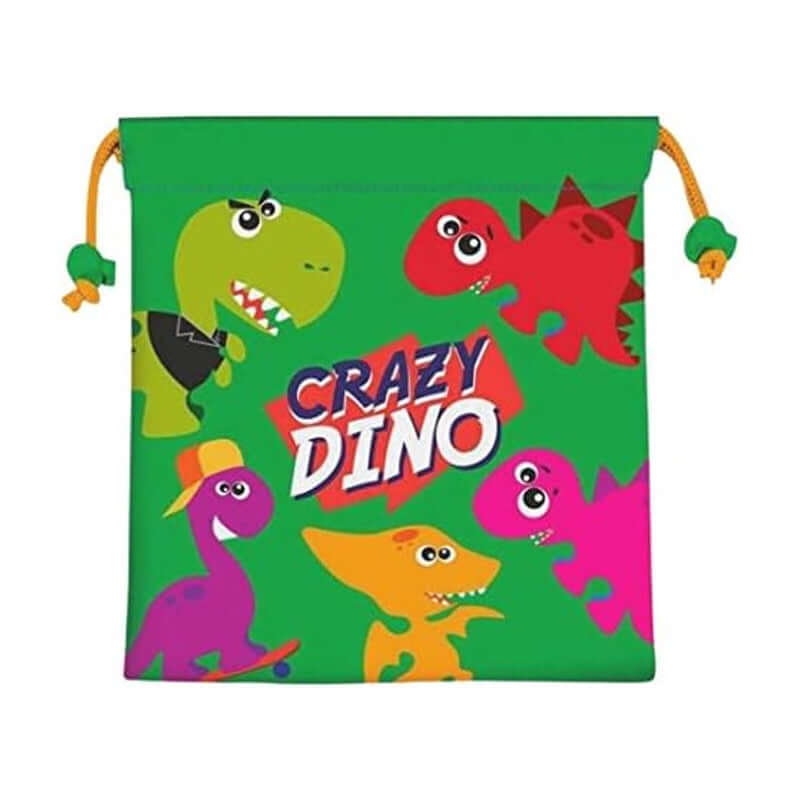 Sacca Crazy Dino 22 x 25 cm