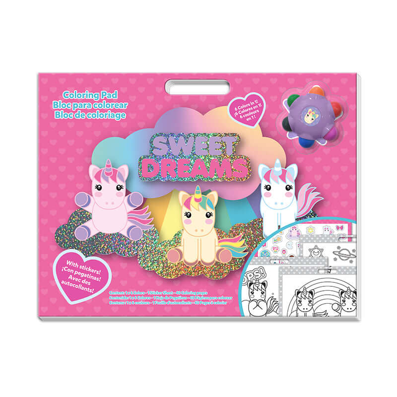 Set da Disegno con kit colori Unicorno Sweet Dreams