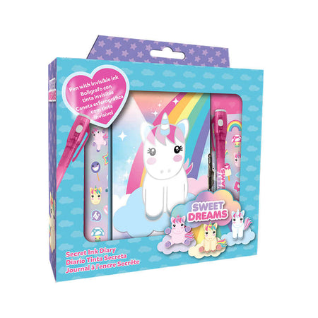 Set Diario Segreto con Penna Magica Unicorno Sweet Dreams