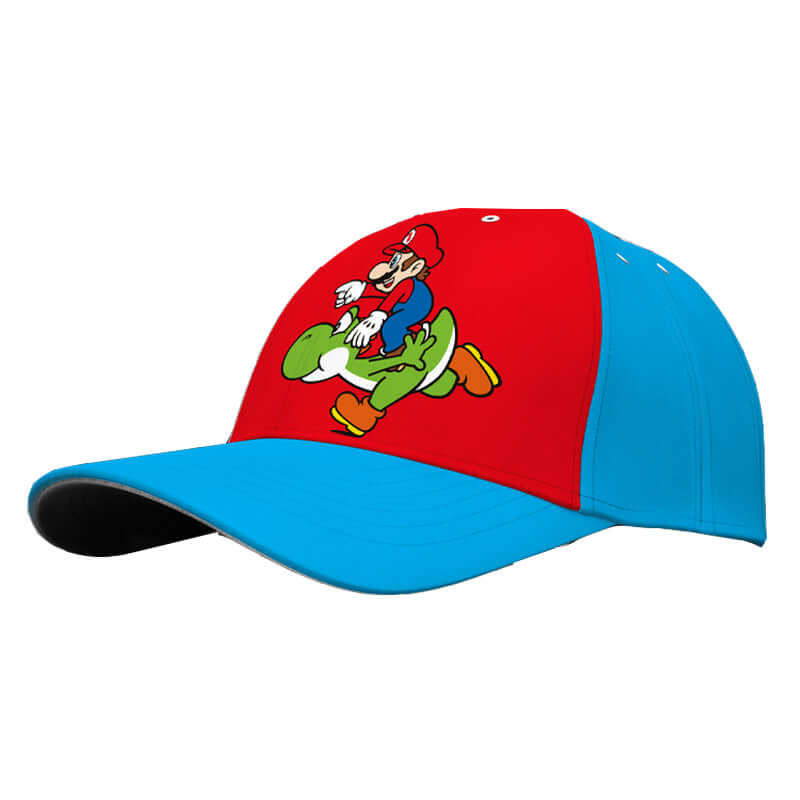 Cappellino con Visiera Fantasia Super Mario e Yoshi