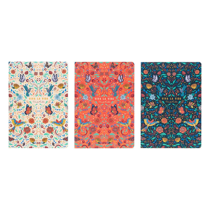 Set 3 Quaderni Piccoli Frida Kahlo