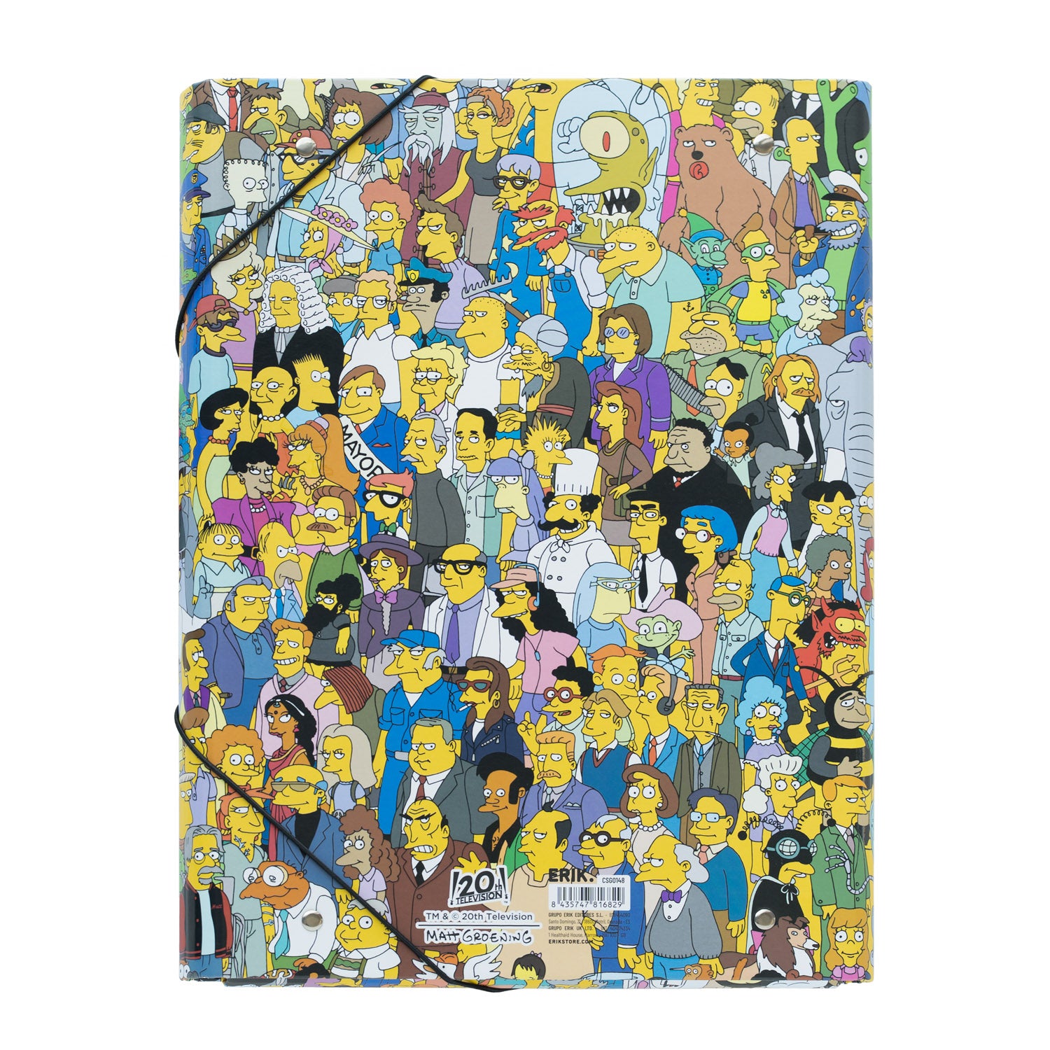 Cartelletta con Elastico The Simpson