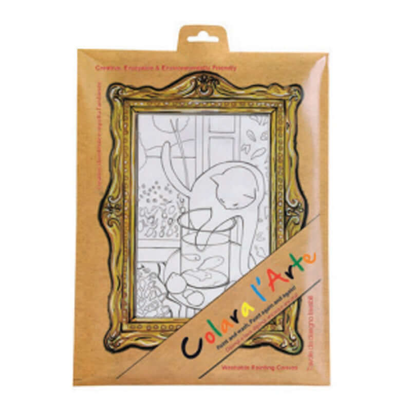 Colora l'Arte Lavabile Herni Matisse Gatto e Pesci Rossi