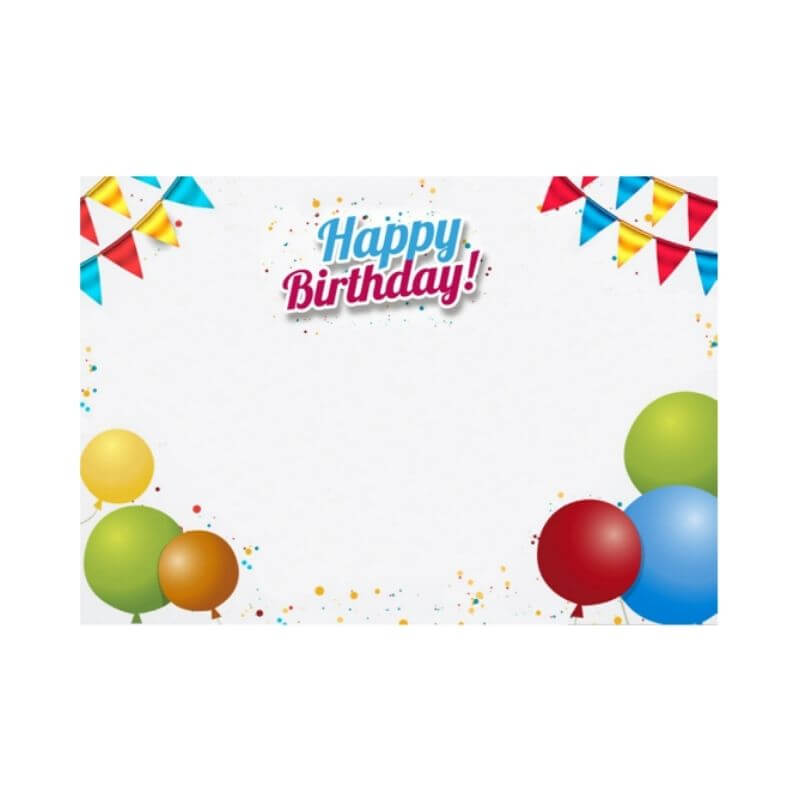 Biglietto Auguri Compleanno Puzzle Personalizzabile Happy Birthday con Busta Dimensioni 12 x 17 cm