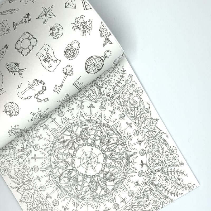 Libro Antistress da Colorare Lost Ocean