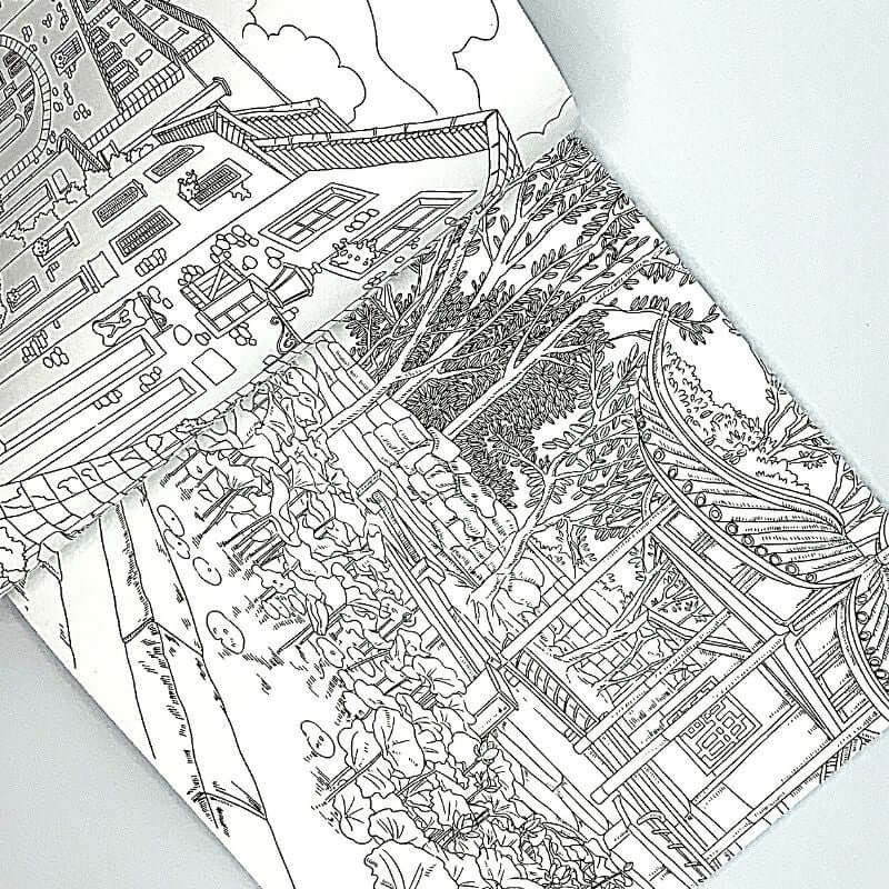 Libro Antistress da Colorare Time Journey