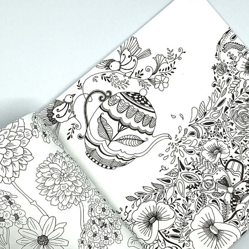 Libro Antistress da Colorare Wonderful Forest