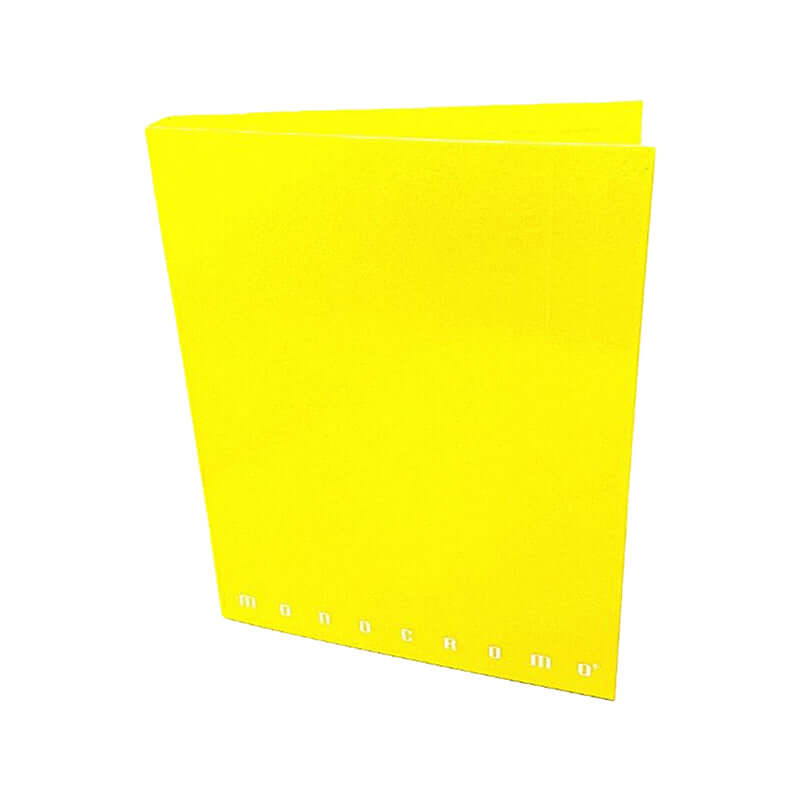 Raccoglitore Formato Maxi con 4 anelli da 30 mm Pigna Monocromo Colore Giallo