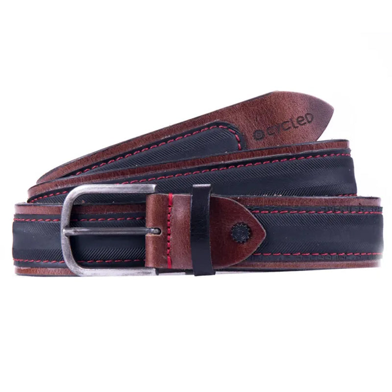 Cintura Supercorsa Cognac in Tubolare da Corsa Riciclato