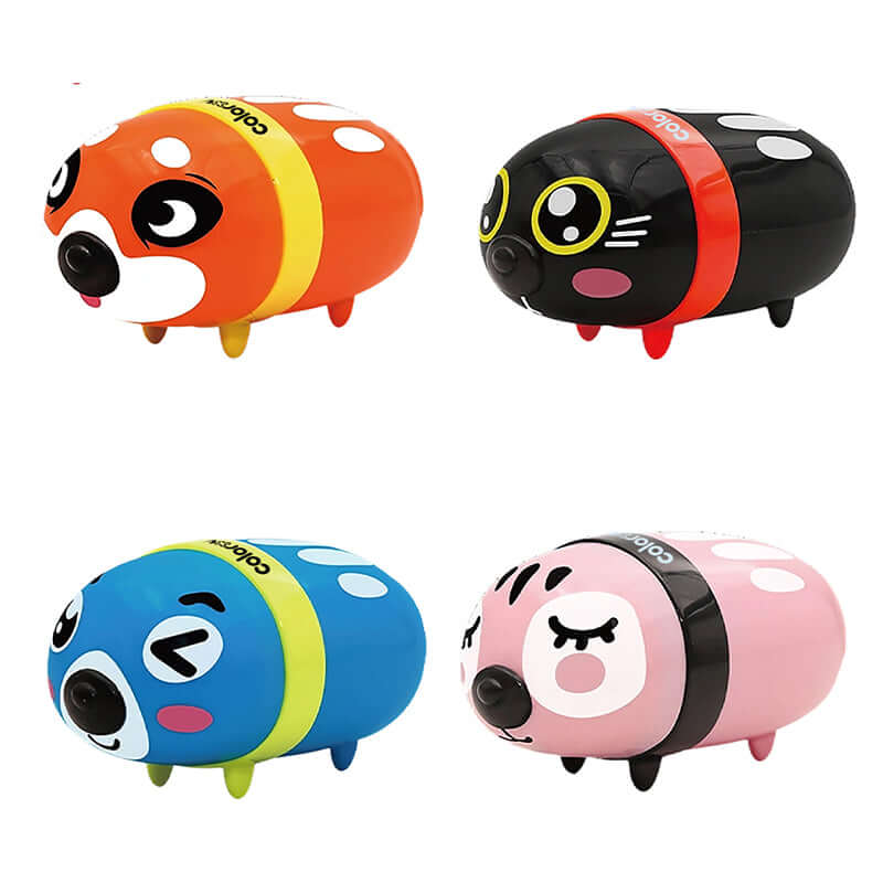 Temperino con Gomma Fantasie Assortite