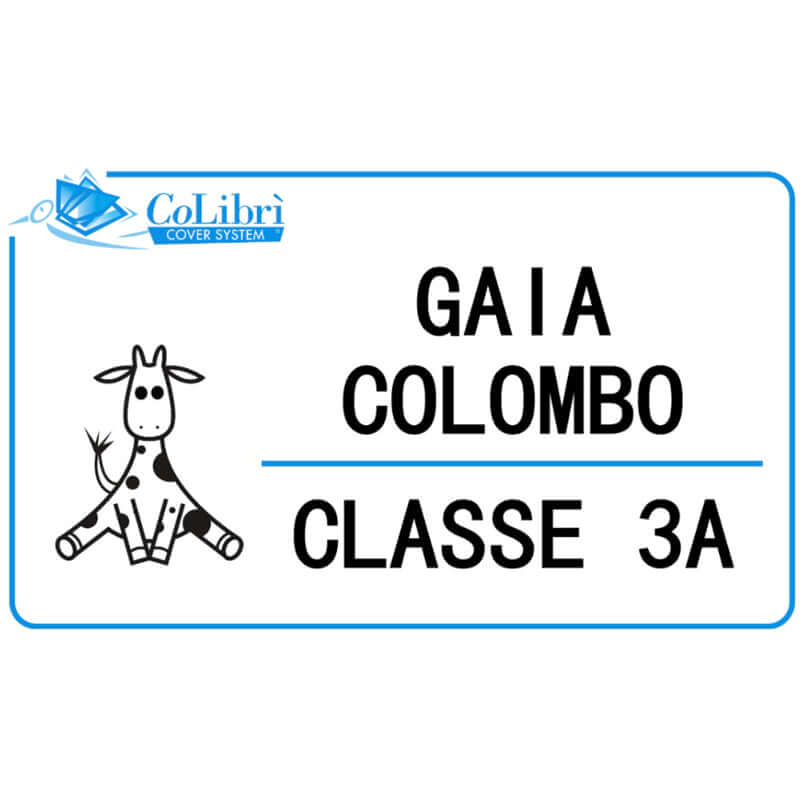 Kit 30 Etichette Personalizzate con Nome 50 x 30 mm