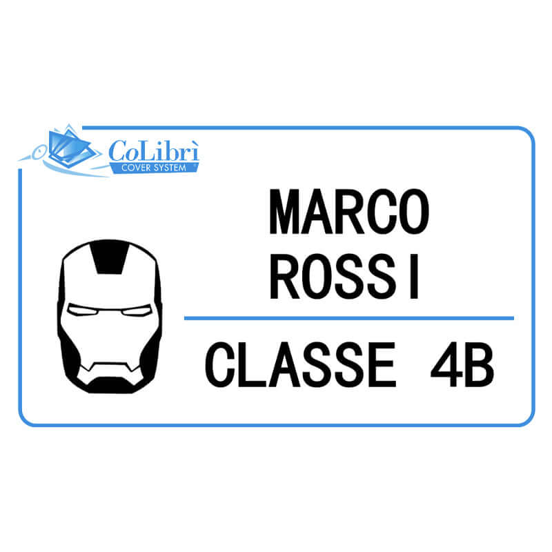 Kit 30 Etichette Personalizzate con Nome 50 x 30 mm