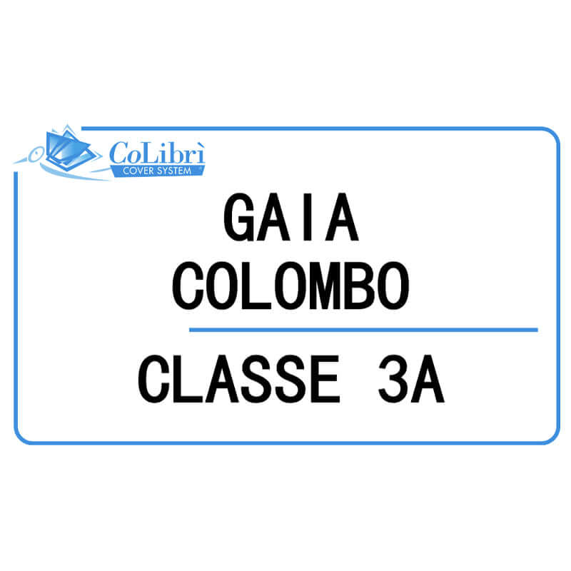 Kit 30 Etichette Personalizzate con Nome 50 x 30 mm