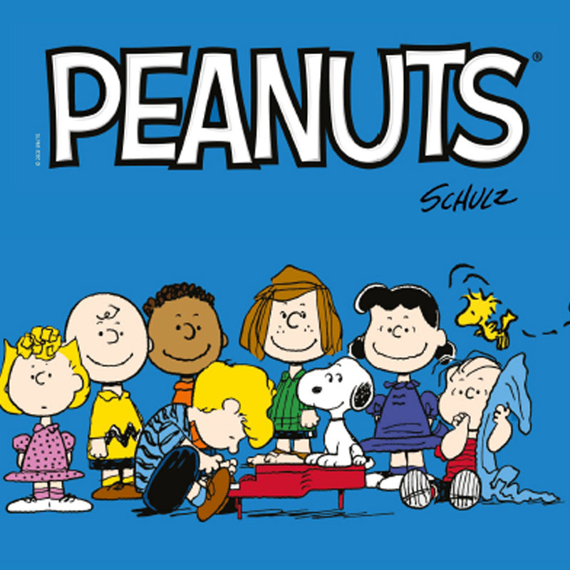 Taccuino Peanuts Snoopy All Smiles con Elastico Pagine a Righe