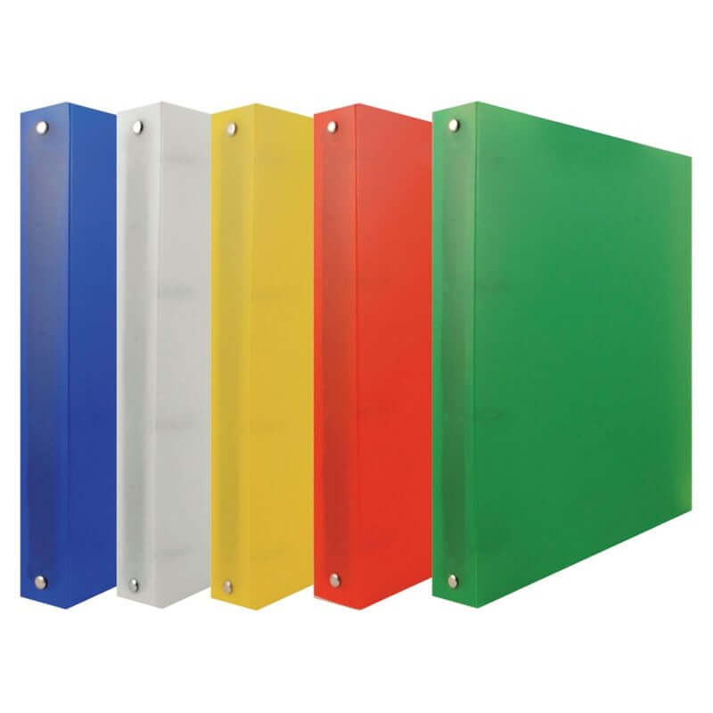 Raccoglitore ad Anelli Morbido con Copertina in Plastica Formato Maxi con 4 anelli da 30 mm 1 Pezzo