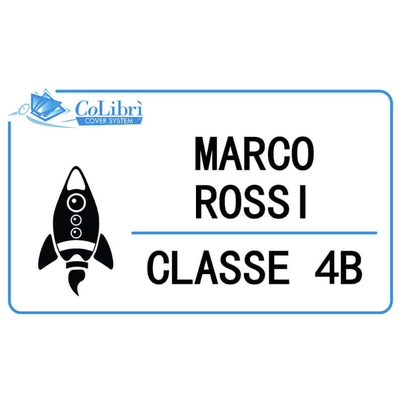 Kit 30 Etichette Personalizzate con Nome 50 x 30 mm