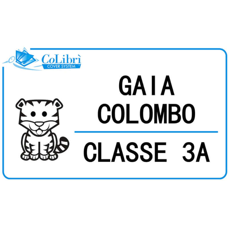 Kit 30 Etichette Personalizzate con Nome 50 x 30 mm