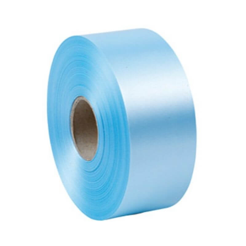 Rotolo Nastro per le Feste Misura 50 mm x 100 m Colore Azzurro