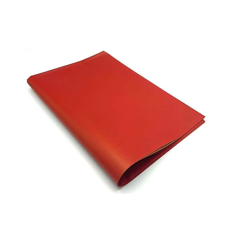 Carta Regalo Formato Doppio 100 x 140 cm Tinta Unita Colore Rosso Confezione 10 Fogli