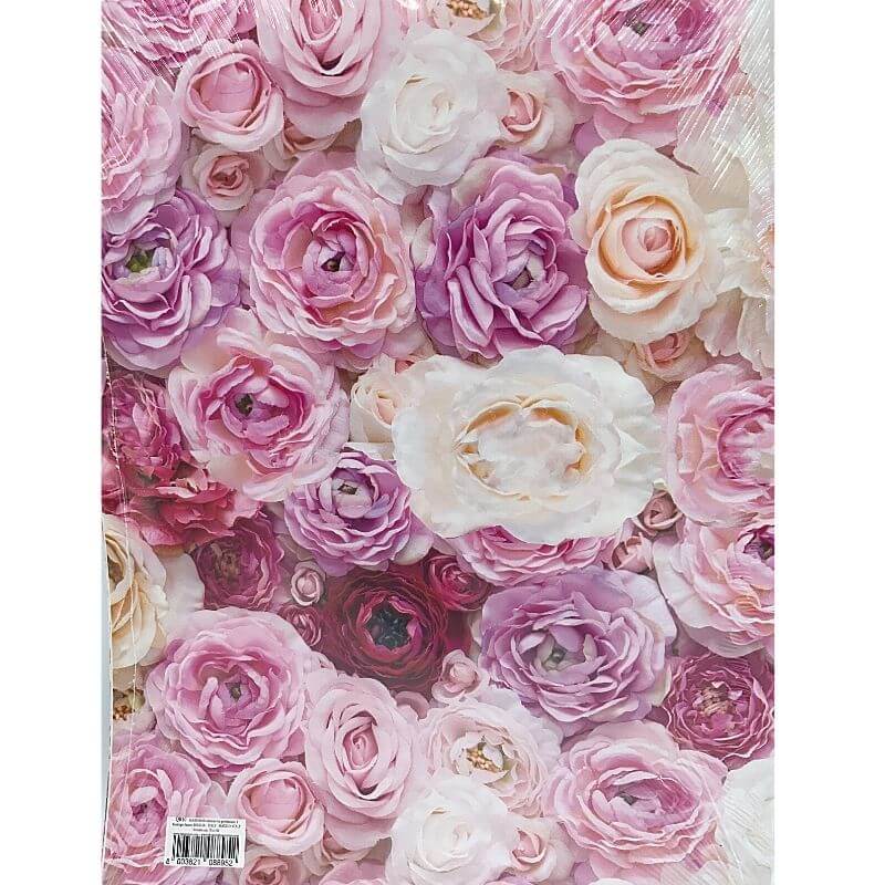 Carta da Regalo Formato 70 x 100 cm Fantasia Rose Colorate