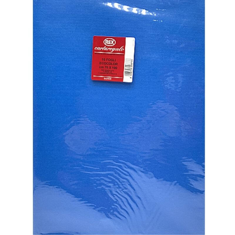 Carta da Regalo Formato 70 x 100 cm Colore Blu
