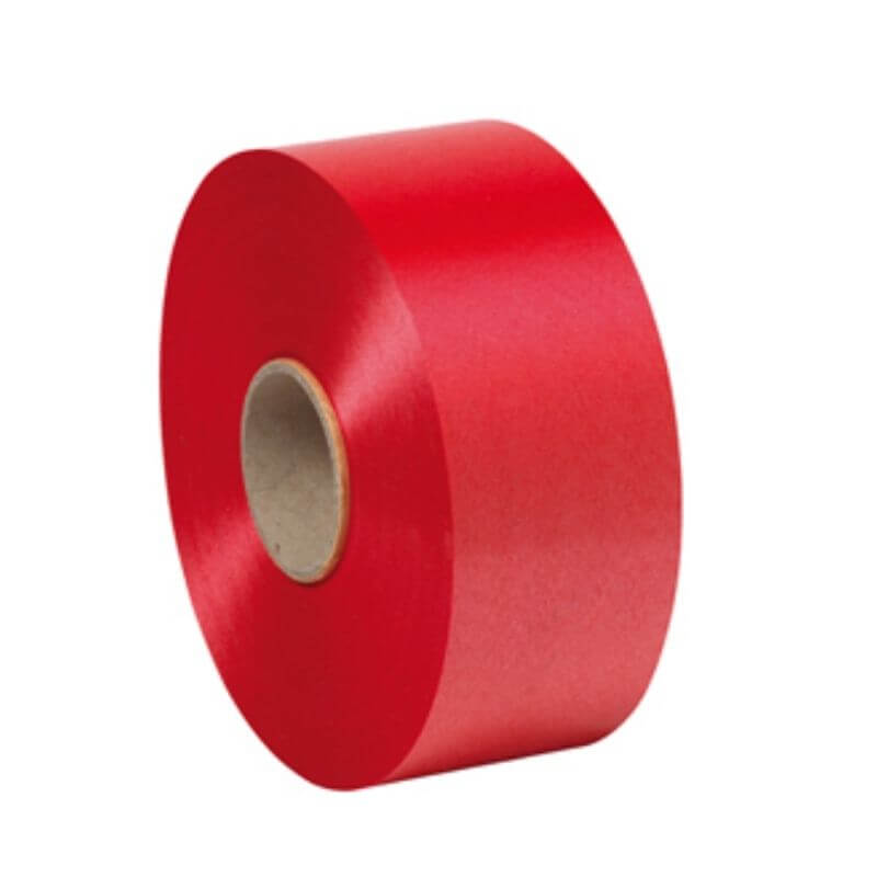 Rotolo Nastro per le Feste Misura 50 mm x 100 m Colore Rosso