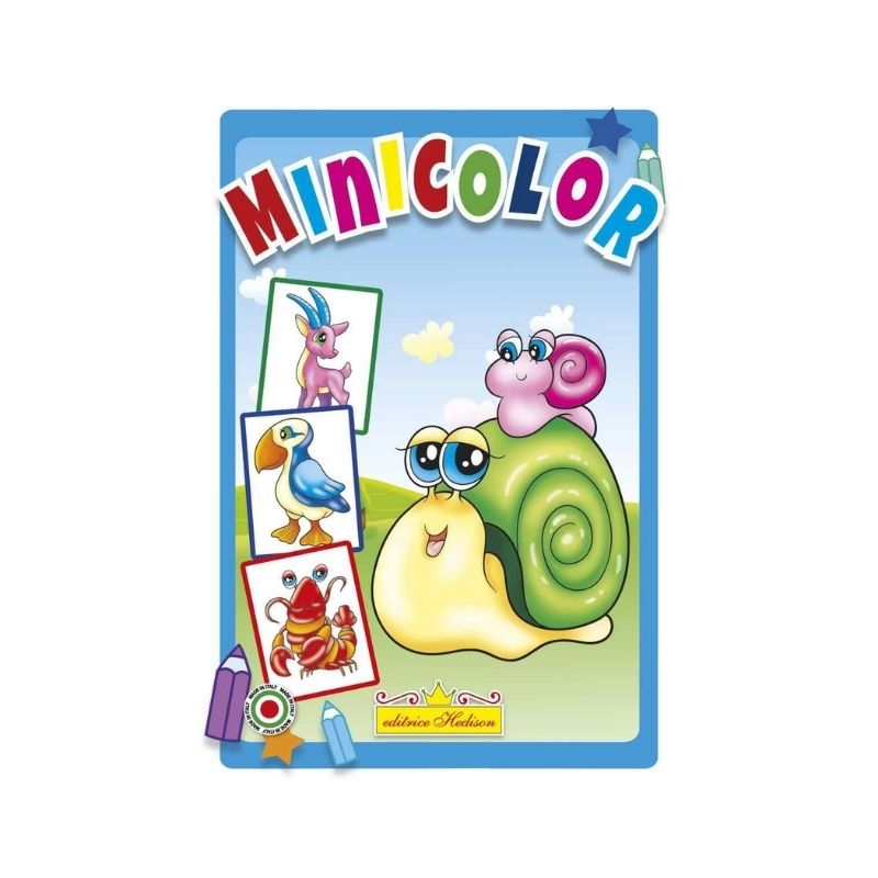 Minicolor Animali Hedison 10 Pagine formato A5