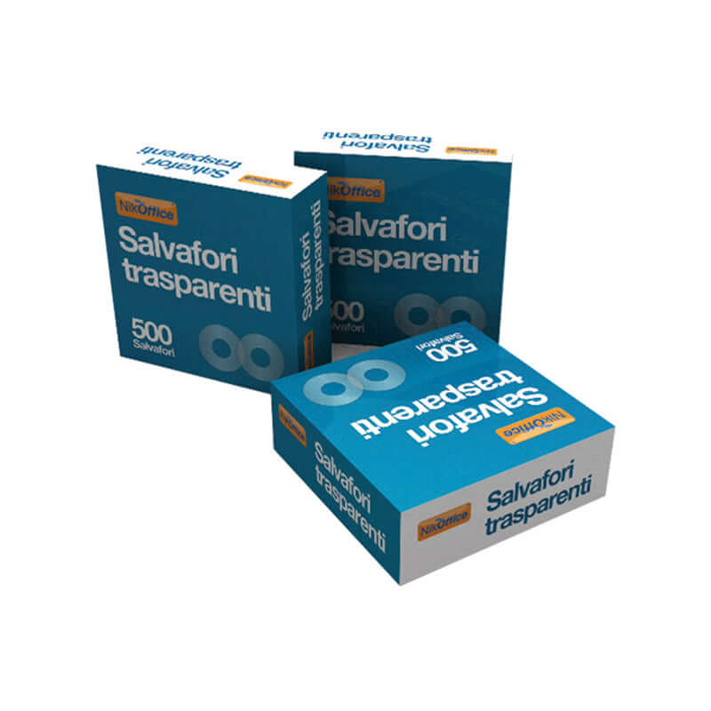 Salvabuchi Trasparenti Confezione da 500 Pezzi