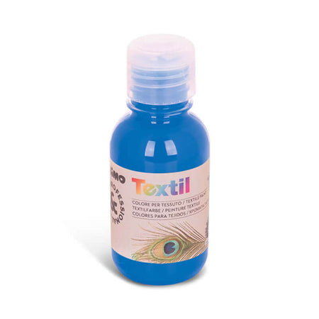 Tempera Acrilica per Tessuti 125 ml Primo Textyl Colore Cyano n.501