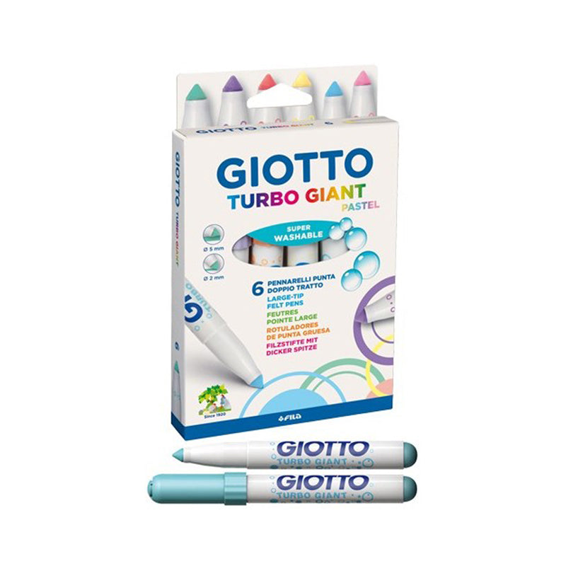 Rotuladores Giotto Turbo Giant Pastel