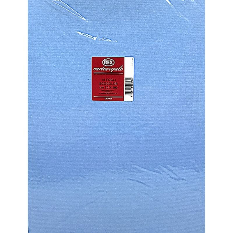 Carta da Regalo Formato 70 x 100 cm Colore Azzurro