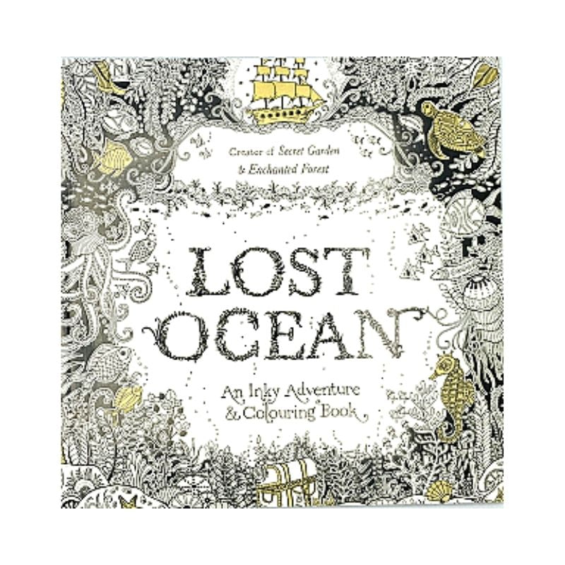 Libro Antistress da Colorare Lost Ocean