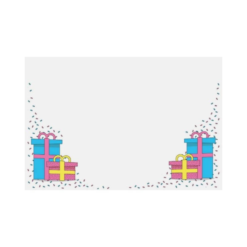 Biglietto Auguri Compleanno Puzzle Personalizzabile Pacchetto con Busta Formato 12x17 cm