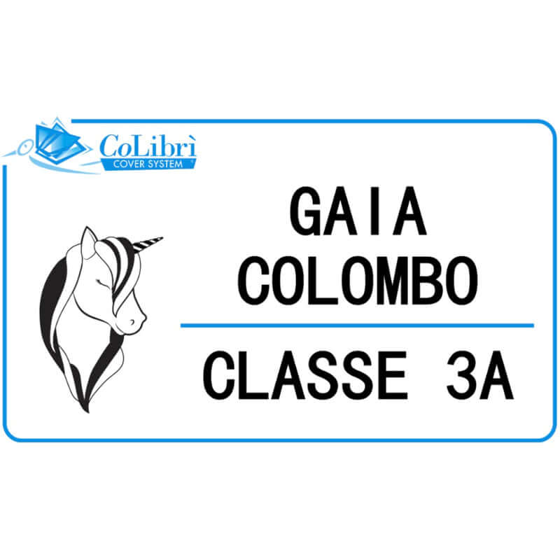 Kit 30 Etichette Personalizzate con Nome 50 x 30 mm